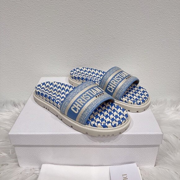 Christian Dior DWAY Logo Dcross Dioract Dclub Evolution Sandal Slide 39.5/40 - Picture 8 of 10